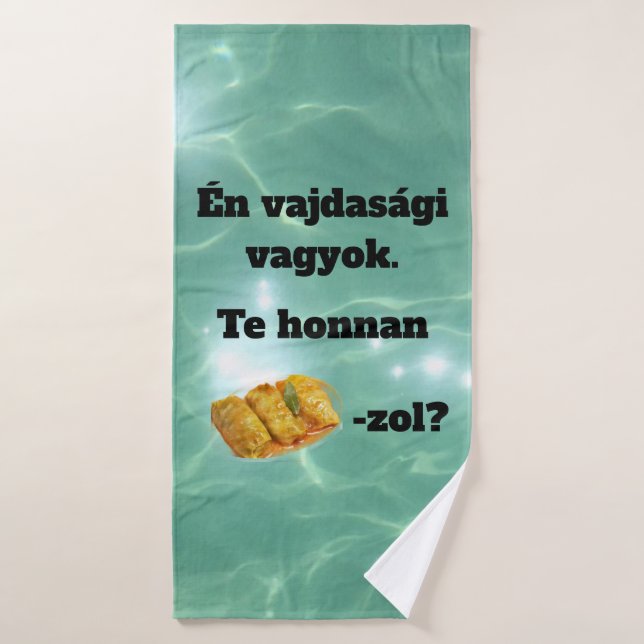Te honnan SZÁRMA-zol? törülküző Bath Towel (Bath Towel)