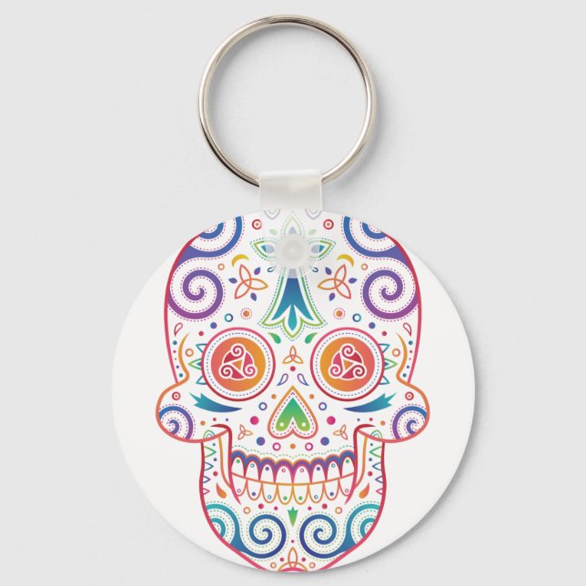 tê te_death_celtic keychain (Front)