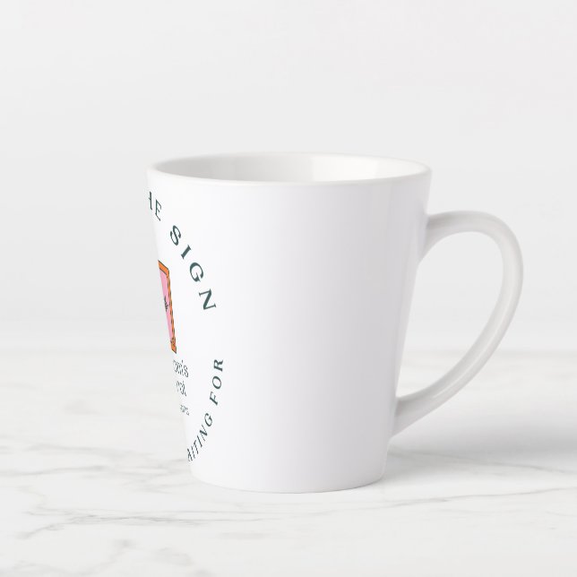 Tea and Tarot Latte Mug (Right)