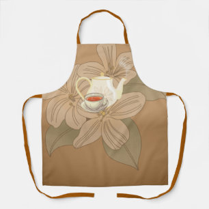 Tea and Tea Leaves Apron