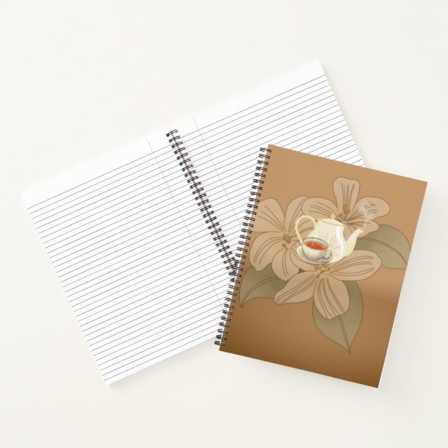 Tea and Tea Leaves Notebook (Inside)