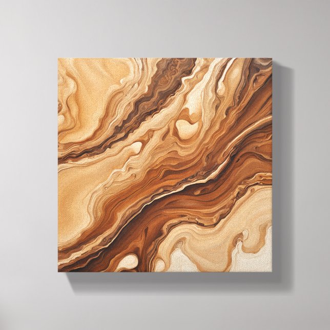 Tea Art Canvas Print (Front)