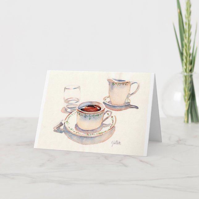 Tea at the Ritz, Paris Card (Front)