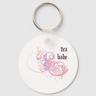 Tea Babe Keychain