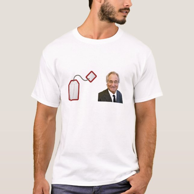 Tea Bag Bernie Madoff Party T-Shirt (Front)