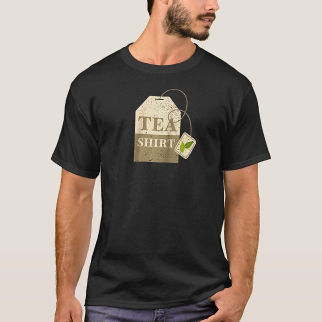 Tea Bag  Teacup Teapot Raglan T-Shirt (Front)