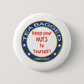 Tea Bagged Democrat 2 Inch Round Button