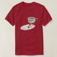 Tea Bagger Cup and Plate Kitchen Humour Sunday T
