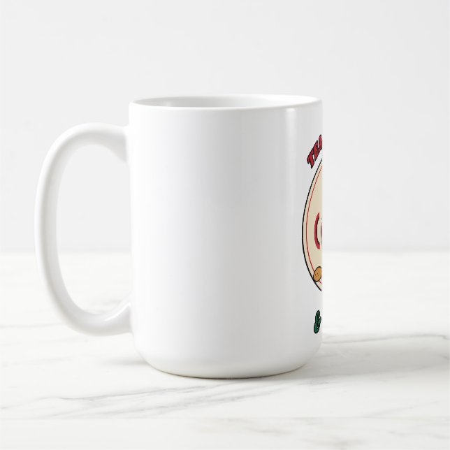Tea, Biscuits & Mistletoe Coffee Mug (Left)