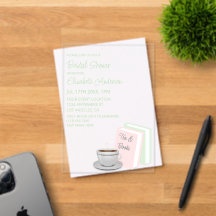 Tea & Books Bridal Shower