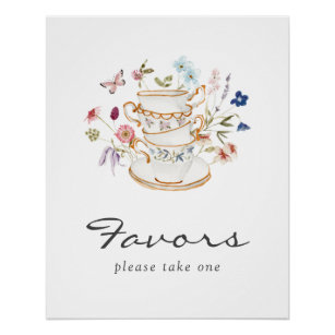Tea Bridal Favours Poster
