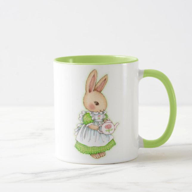 Tea Bunny - Cute Rabbit Mug (Right)