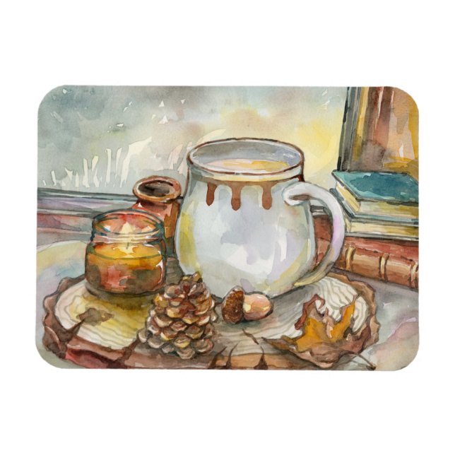 Tea by the Window Magnet (Horizontal)