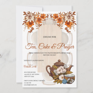 Tea, Cake & Prayer Fellowship Invitation