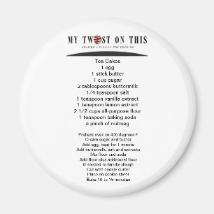 Tea Cake Recette Magnet ™