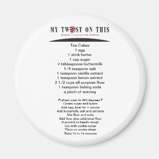 Tea Cake Recette Magnet ™