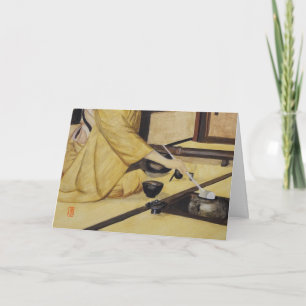 Tea Ceremony Closeup Card