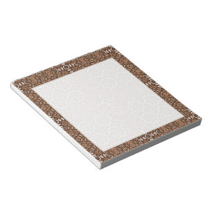 Tea Colour Kaleidoscope Pattern Notepad