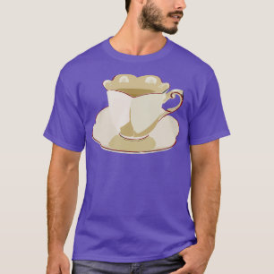 Tea cup accent decal T-Shirt