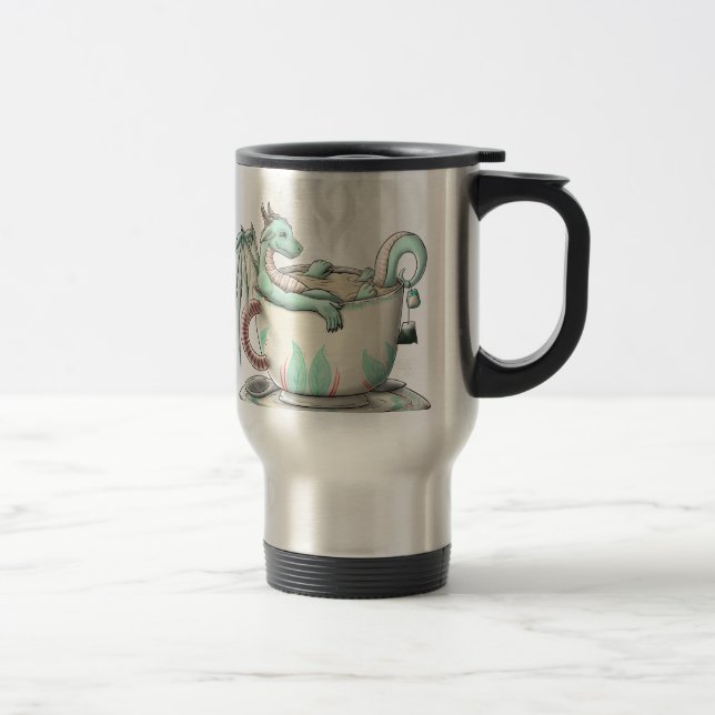 Tea Cup Dragons: Peppermint (Clear) (Right)