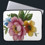 Tea Cup Floral Bouquet Laptop Sleeve<br><div class="desc">Keep your gadgets organized and protected with this durable,  stylish,  and customizable electronics bag,  designed for travel,  work,  and everyday use with ample storage for cables,  chargers,  and accessories.</div>