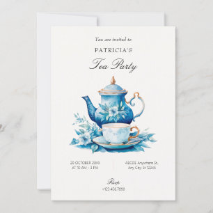 Tea cup invitation