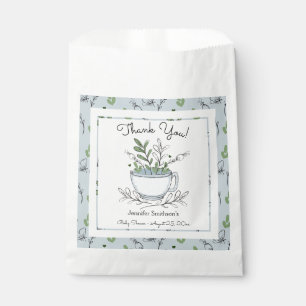 Tea Cup Tea Party Baby Shower Favour Bag