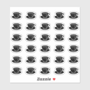 Tea Cup Wedding Party Place Card Menu Drink Choice