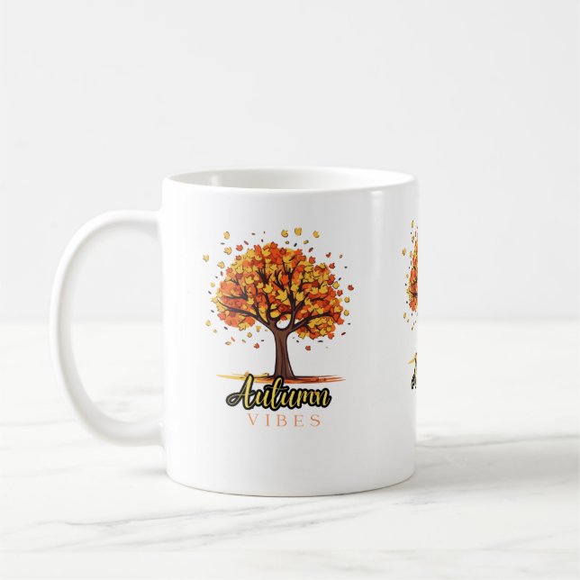 Tea cup with tree design (Left)
