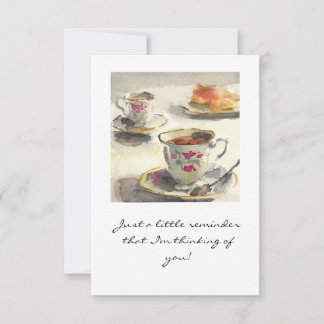tea cups card