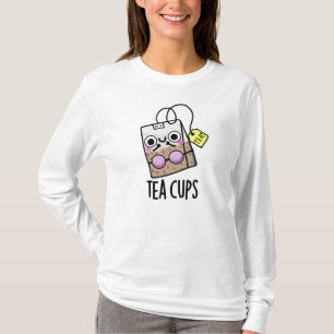 Tea Cups Funny Bra Puns T-Shirt