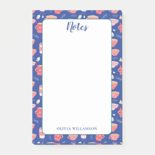 Tea Cups Notes Memo Pad