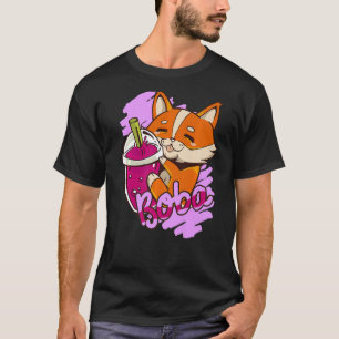 tea cute animation boba T-Shirt
