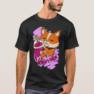 tea cute animation boba T-Shirt