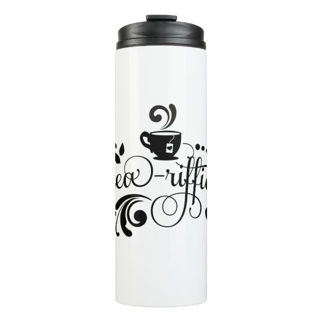 Tea Drinker, Gift for Tea Lover Thermal Tumbler (Front)