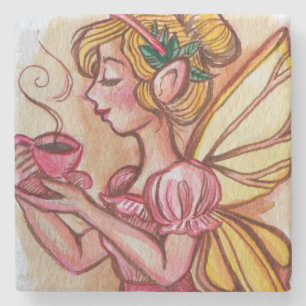 Tea Fairy Stone Coaster