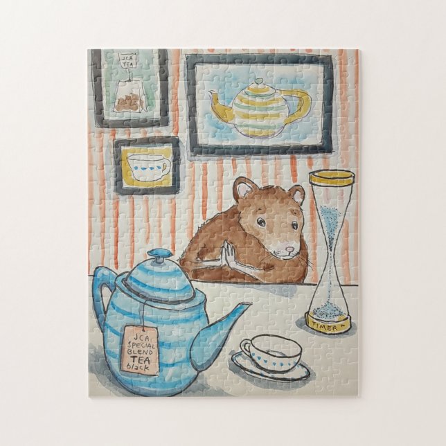 Tea For Mouse Jigsaw Puzzle (Vertical)