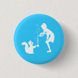 Tea for two. 1 inch round button