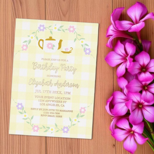 Tea for Two Girl 2nd Birthday (Creator Uploaded)