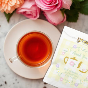 Tea for Two Girl 2nd Birthday Favour Bag
