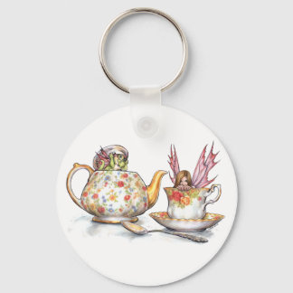 Tea for Two Keychain