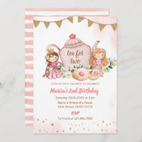 Tea for Two Princess Royal Tea Birthday Party 