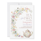 Tea for Two Spring Wildflower Birthday Tea Party