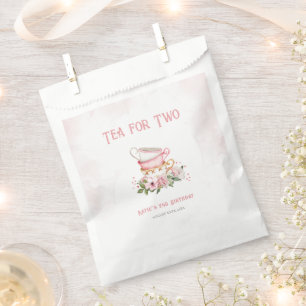 Tea For Two Teacups Theme  Favour Bag