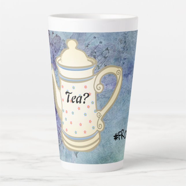 Tea? #FROMily From Fandom Liu Diner Design 17 oz Latte Mug (Front)