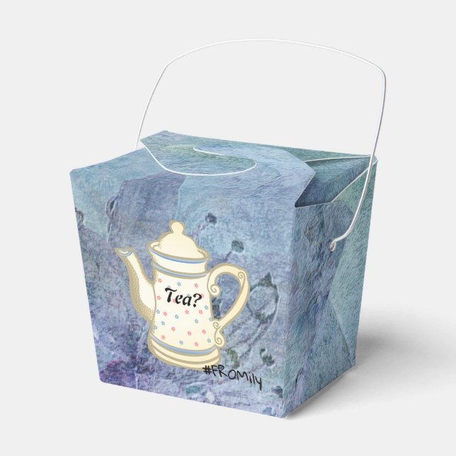 Tea? #FROMily From Fandom Liu Diner Design Favor Box (Front Side)