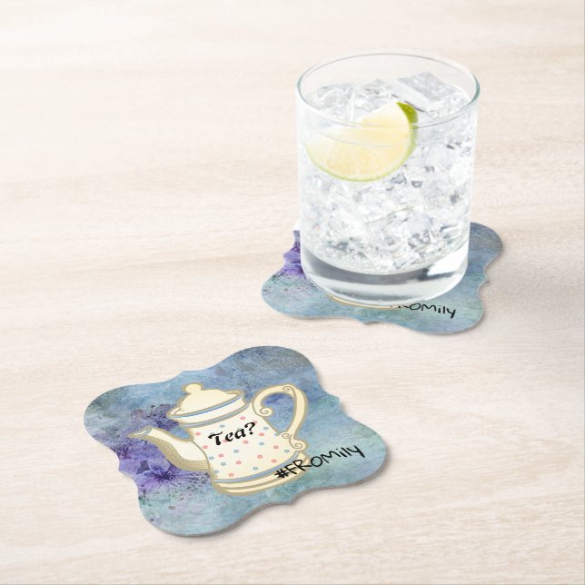 Tea? #FROMily From Fandom Liu Diner Design Paper Coaster (Insitu)