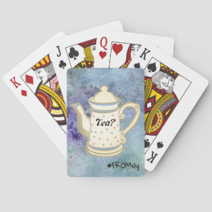 Tea? #FROMily From Fandom Liu Diner Design Playing Cards