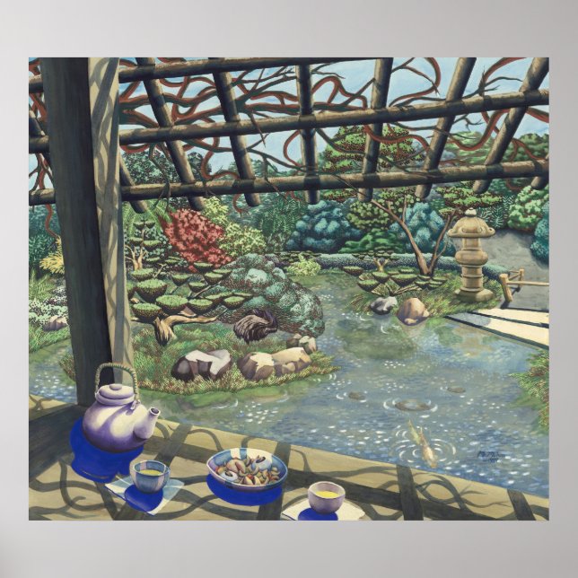 Tea Garden Poster (Front)