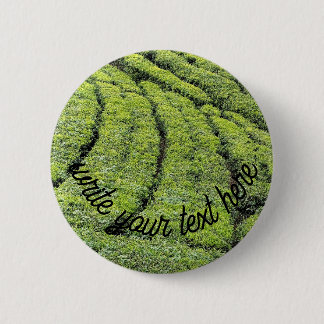 Tea gardens of Munnar on 2 Inch Round Button